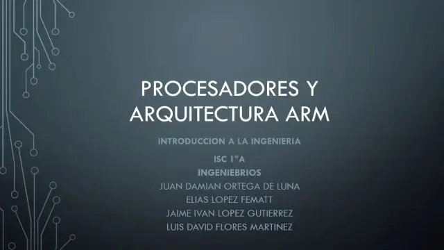 Procesadores y Arquitectura ARM