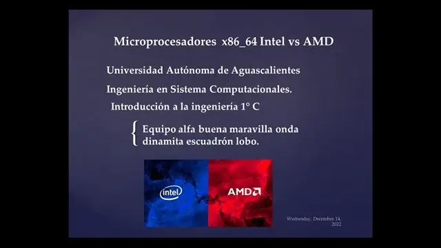 Microprocesadores 86_64 Intel vs AMD